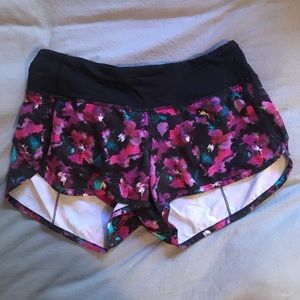 Lulu running shorts